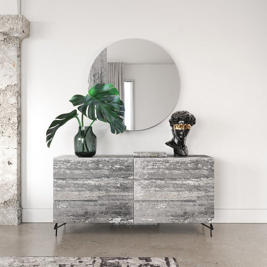 Nova Domus Aria Italian Modern Multi Grey with texture Dresser