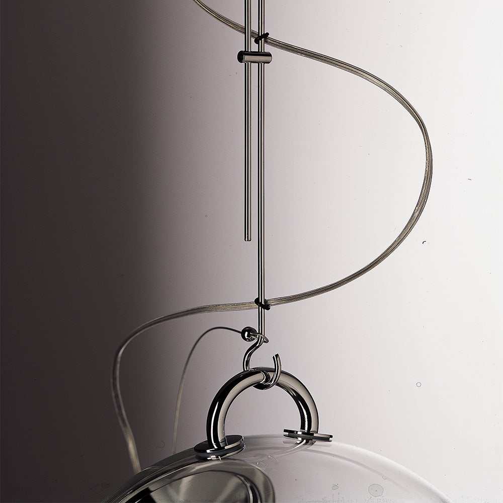 Artemide Miconos Chrome suspension pendant by Ernesto Gismondi