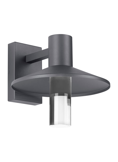 Ash 12 Charcoal Outdoor Wall Sconce 700Owashh92 by Visual & Comfort & Co