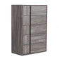 Nova Domus Asus Italian Modern Elm Grey Chest