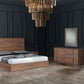 Nova Domus Asus Italian Modern Walnut Bed