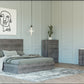 Nova Domus Asus Italian Modern Elm Grey Bed