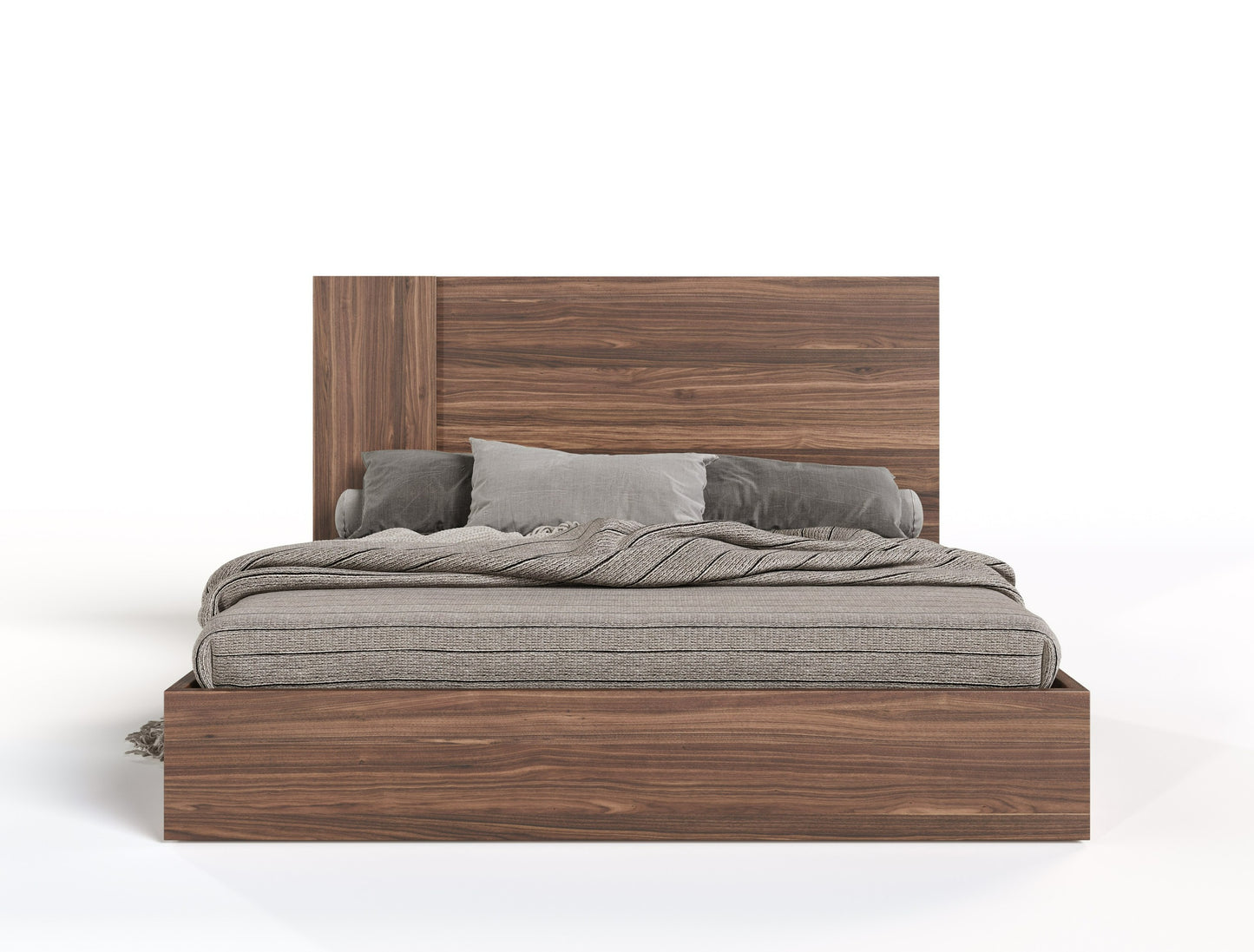 Nova Domus Asus Italian Modern Walnut Bed