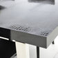 A&X Skyline Modern Black Crocodile Lacquer Extendable Dining Table