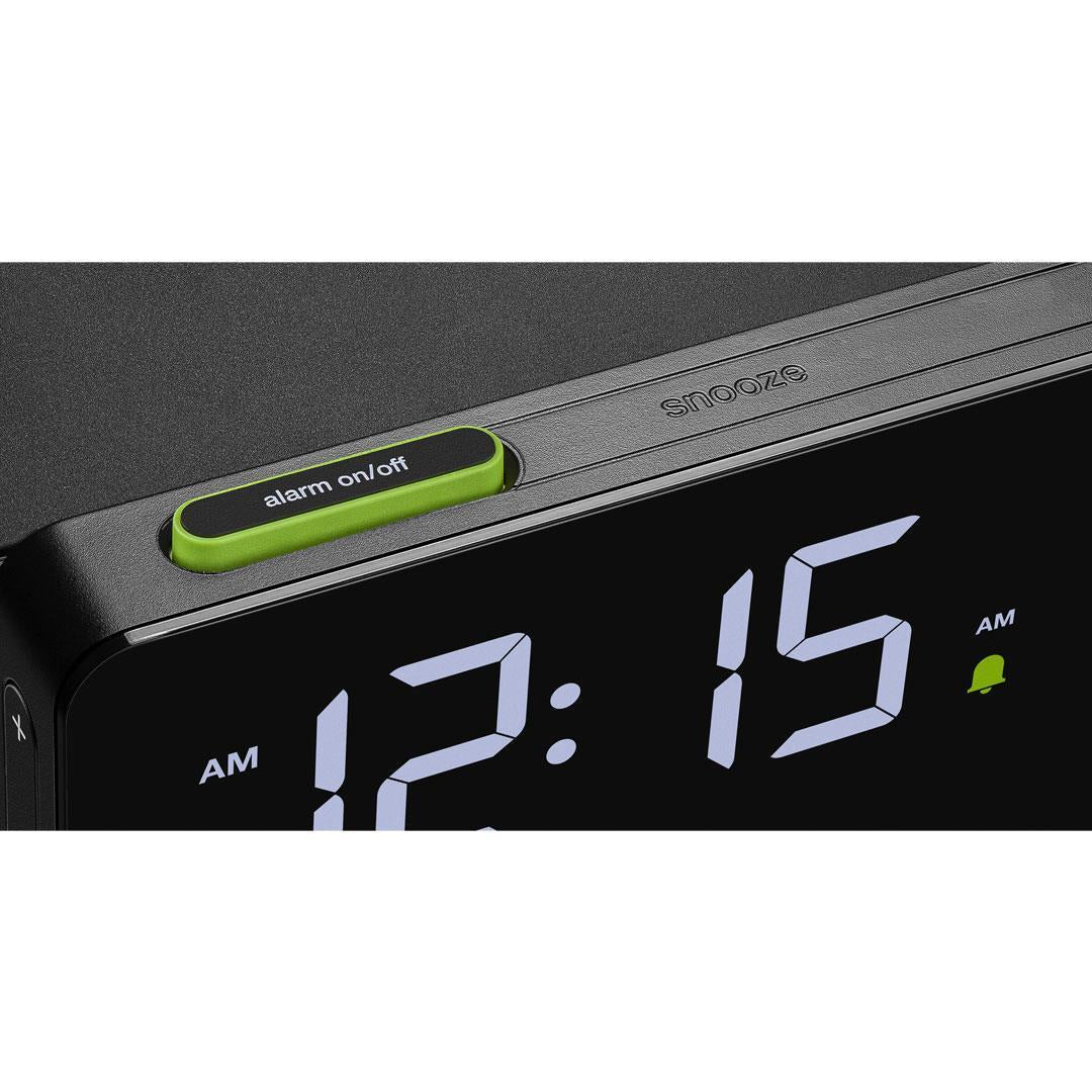 Braun BC21 Wireless Charging Alarm Clock, Black (photo 6 of 8)