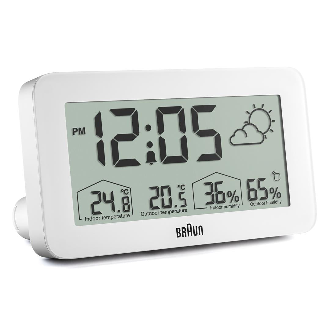 Braun BC13 Digital Weather Station & Alarm Clock – official product view 1