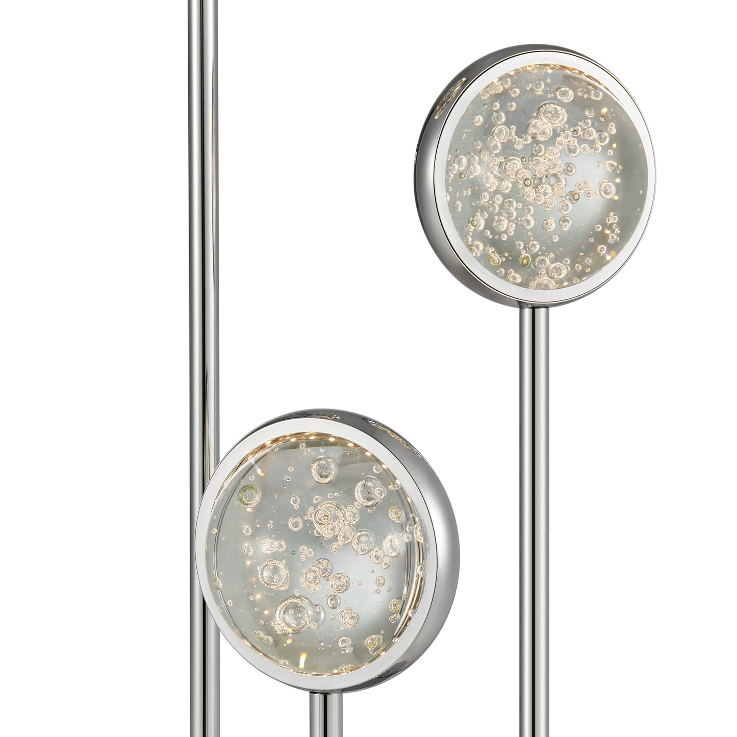 Bubbling Glow Table Lamp Chrome by Finesse Decor TL-650