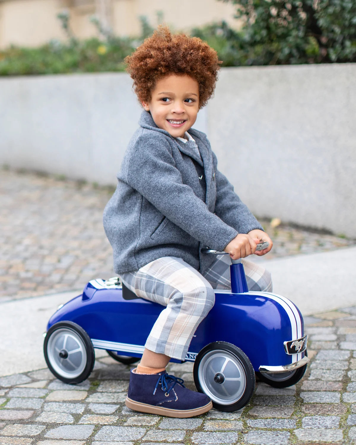 Baghera Ford Mustang push ride-on car for young children