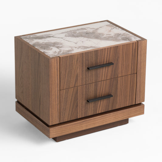 Nova Domus Bailey Modern Walnut Nightstand