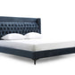 Modrest Wales Modern Blue Fabric Bed