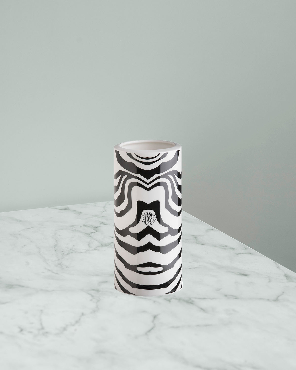 Roberto Cavalli Home Zebrage medium vase – photo 3