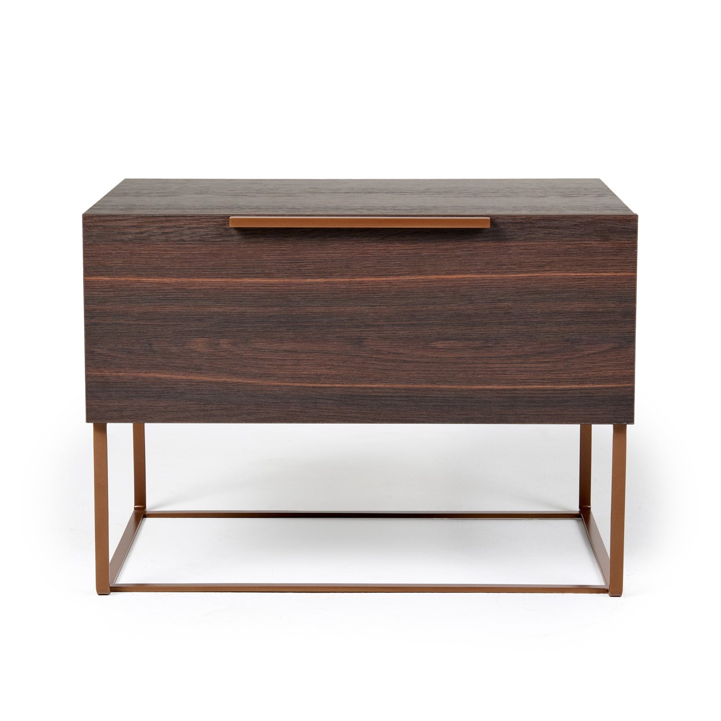 Nova Domus Benzon Italian Modern Dark Rovere Nightstand