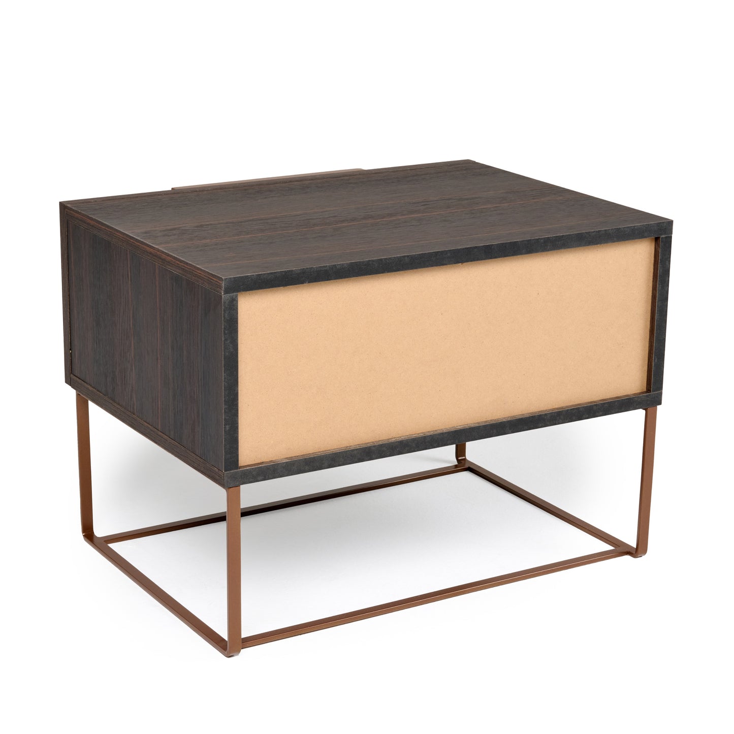 Nova Domus Benzon Italian Modern Dark Rovere Nightstand