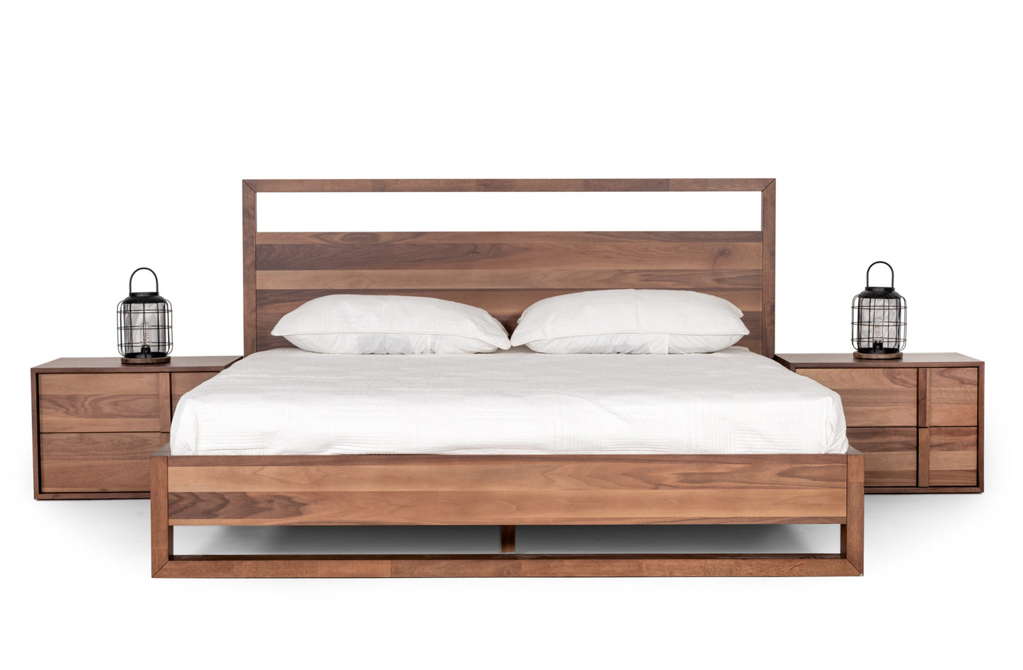 Queen Nova Domus Berlin Modern Walnut Bedroom Set