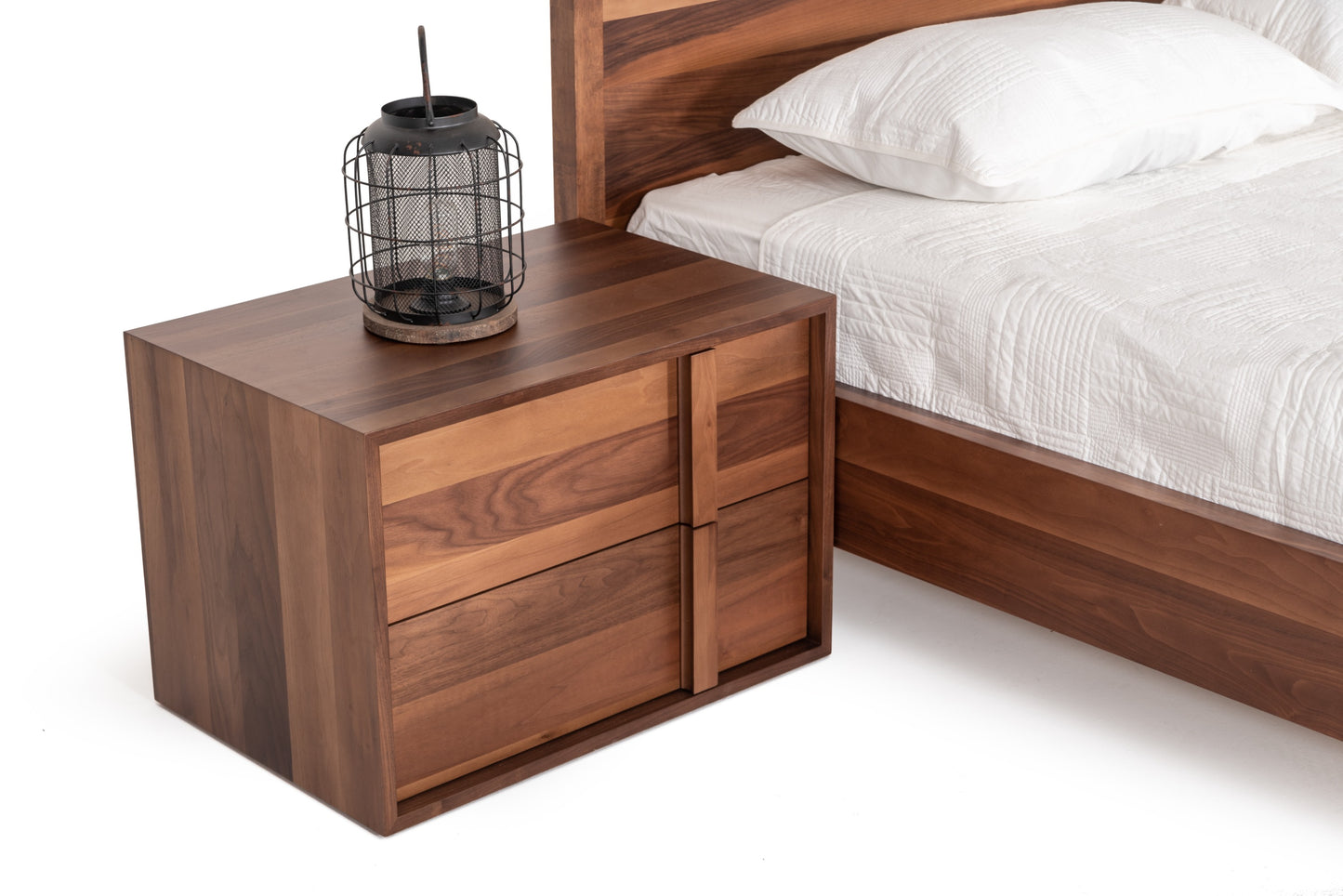 Nova Domus Berlin Modern Walnut Nightstand