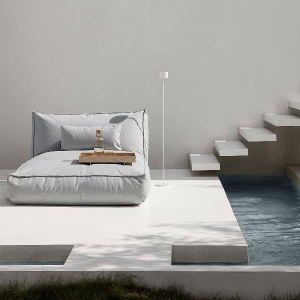 blomus Farol Mobile Rechargeable LED Floor Lamp White