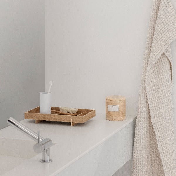 blomus Scented Candle with Marble Container Mora