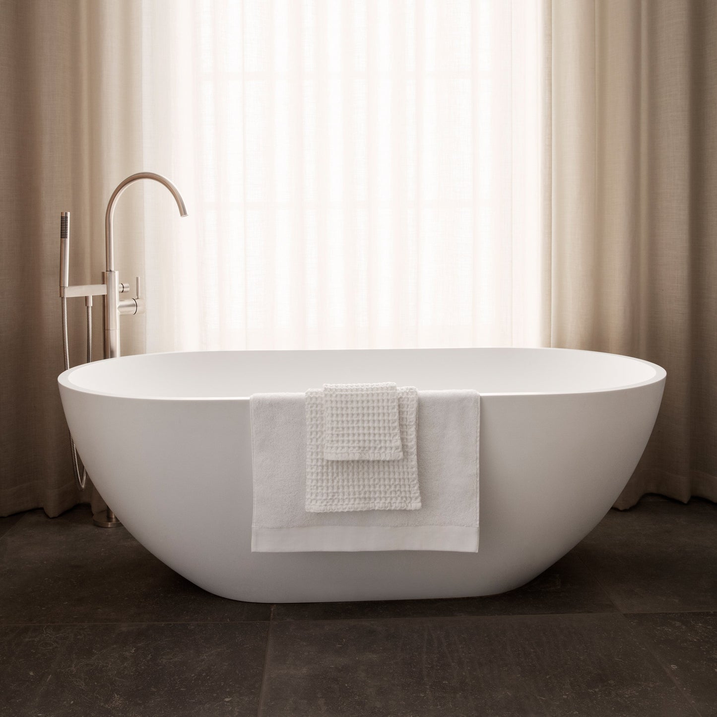 blomus Waffle Hand Towel Xl 20 x 40 White