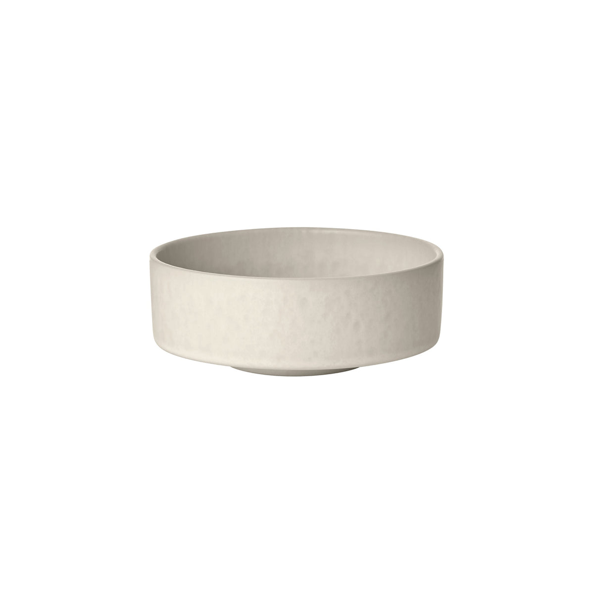 blomus MAKOTO Stoneware Bowls on a Pedestal – Moonbeam medium bowl