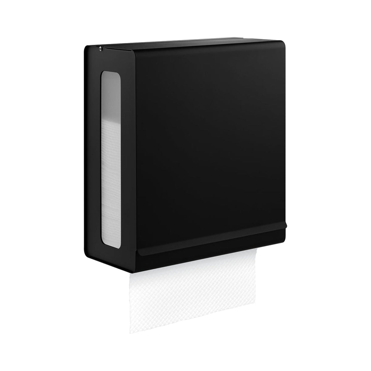 blomus NEXIO Wall Paper Towel Dispenser, C-Fold – Black paper towel dispenser, product photo