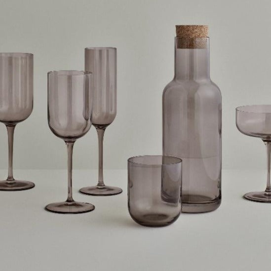 blomus Fuum Champagne Flute Glasses 7 oz Nomad Set of 4