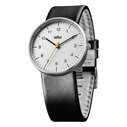 Braun BN0021 Classic Watch, White Dial, Black Leather (photo 1 of 7)