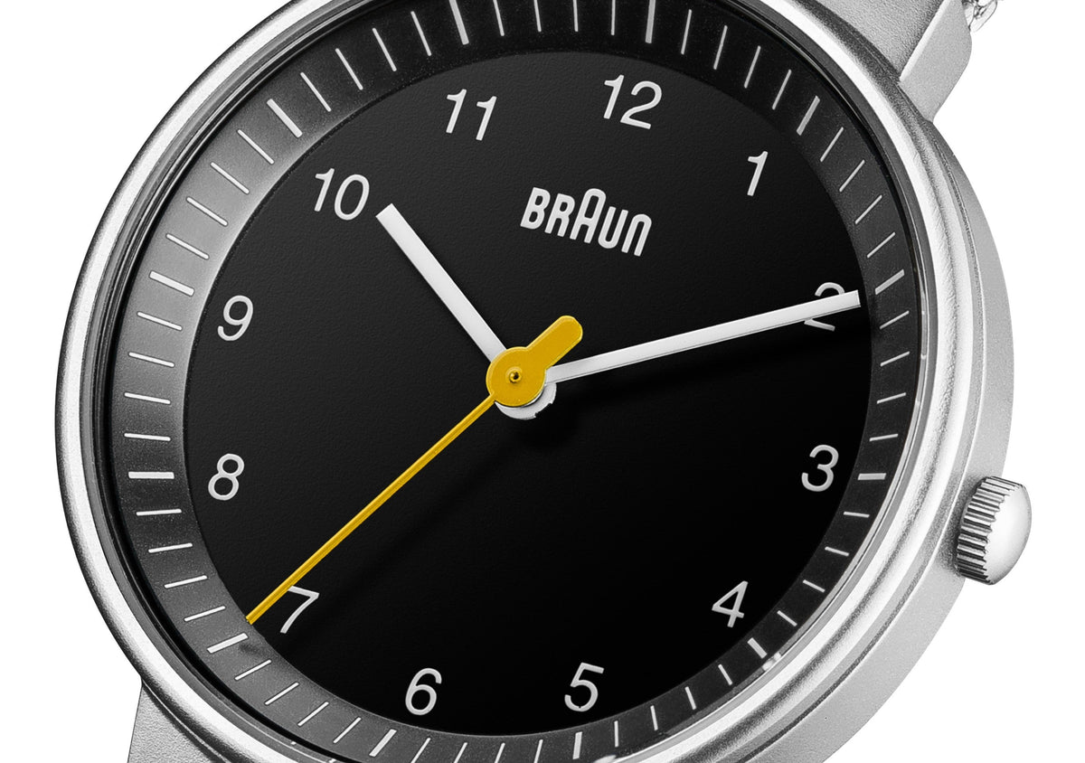 Braun BN0031 Ladies’ Classic Watch, Black Dial, Steel Mesh (photo 1 of 2)