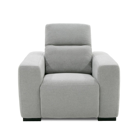 Divani Casa Bode Modern Grey Fabric Recliner Chair