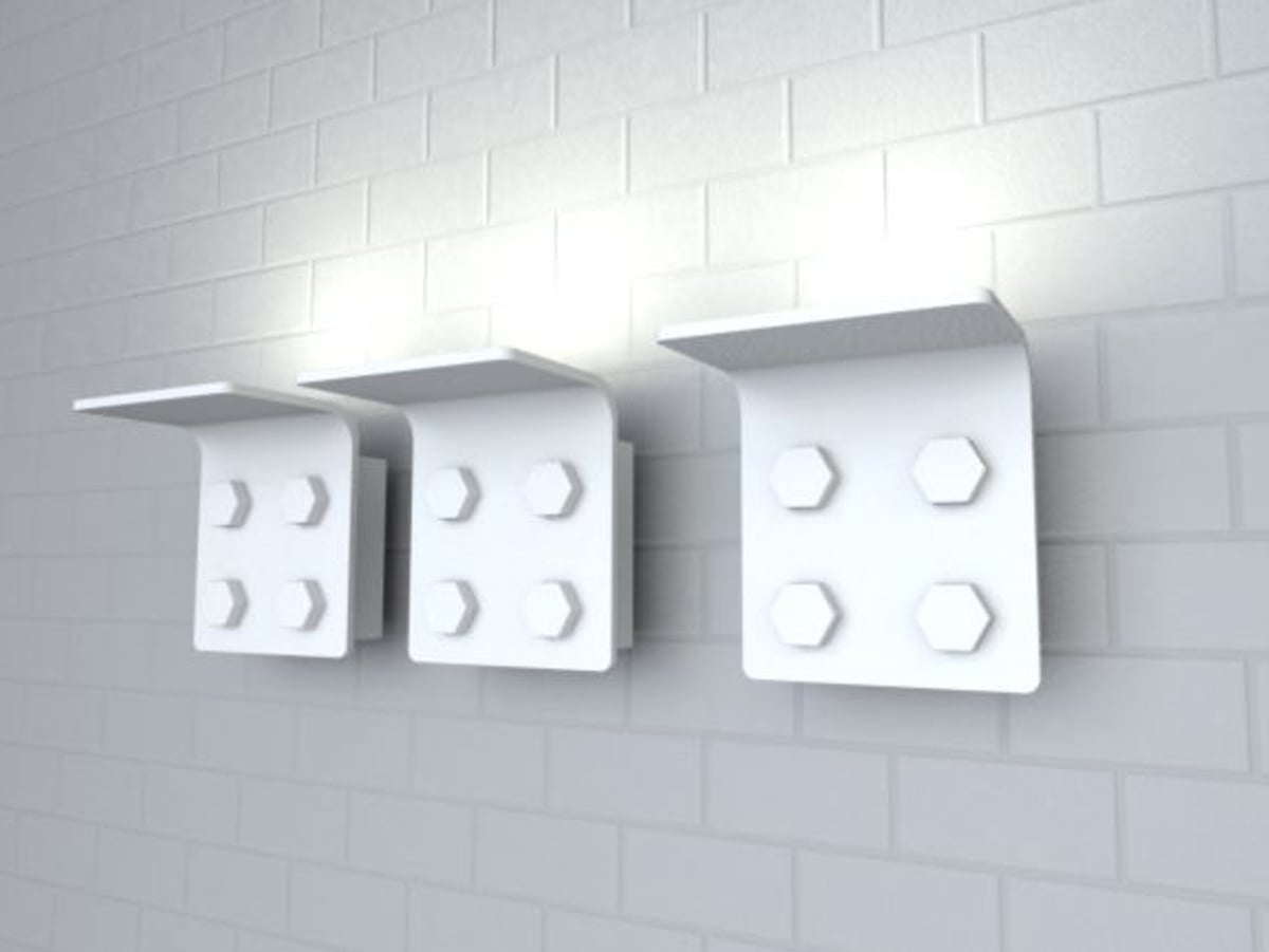 Innermost Bolt LED wall light by Steve Jones – washing light up and down a wall