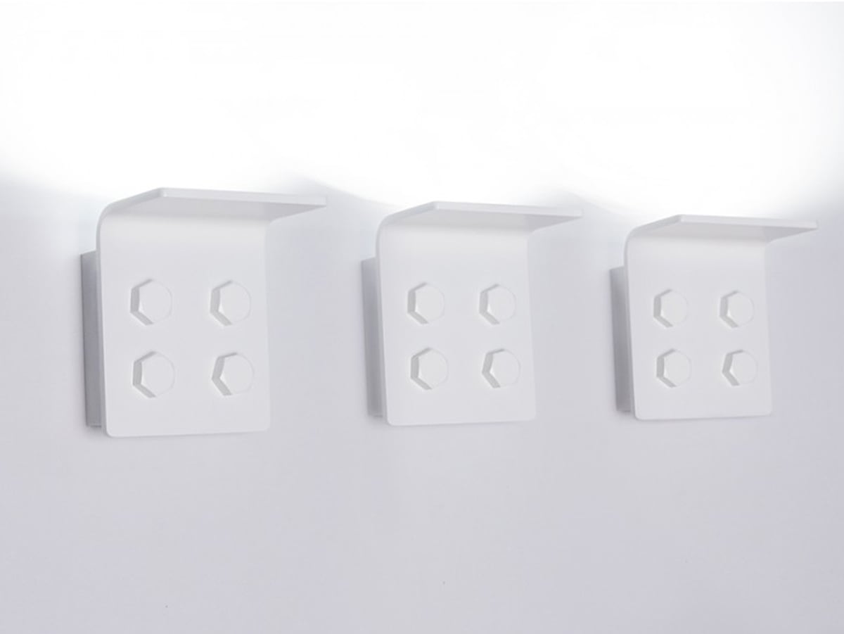 Innermost Bolt LED wall light by Steve Jones – a row of three