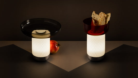 Artemide Bonta Table Lamp in a room setting