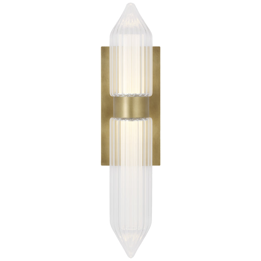 Langston 18-inch LED Crystal Wall Sconce by Visual & Comfort & Co