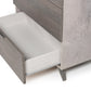 Nova Domus Bronx Italian Modern Faux Concrete and Grey Chest