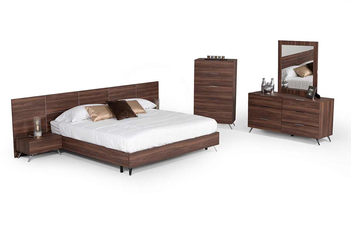 Nova Domus Brooklyn Italian Modern Walnut Chest