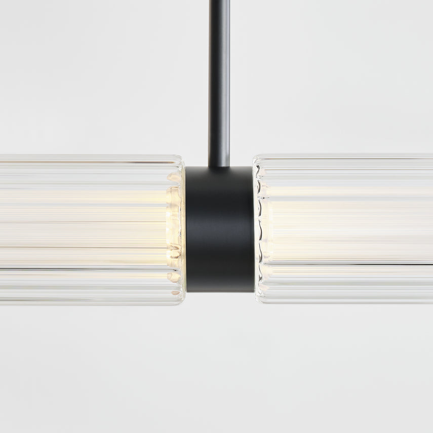 Langston 61-inch Linear Crystal LED Chandelier by Visual & Comfort & Co