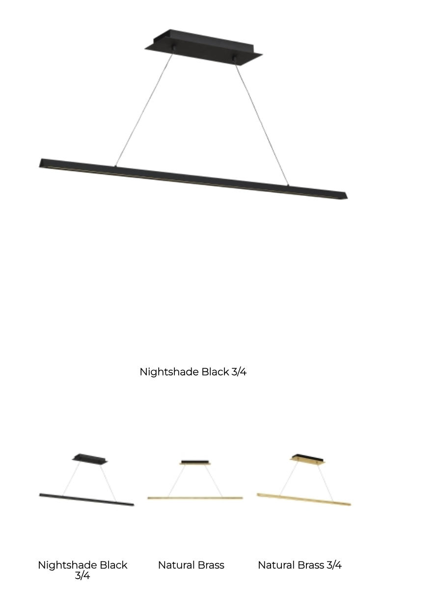 Dessau 48-inch 700Lsdes4 Slim Linear Suspension by Visual & Comfort & Co