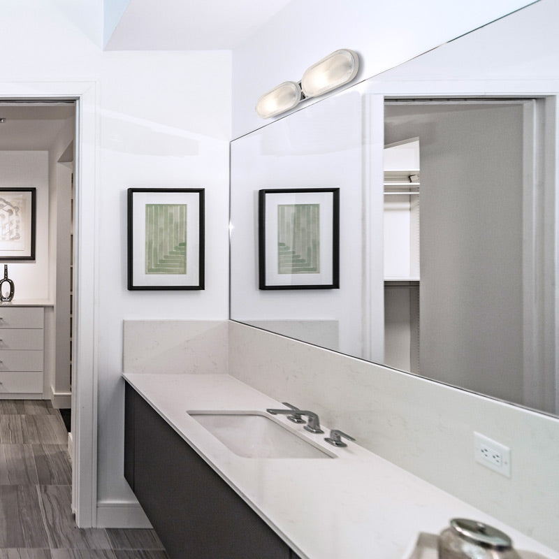 Besa Cabo vanity light – in a bath