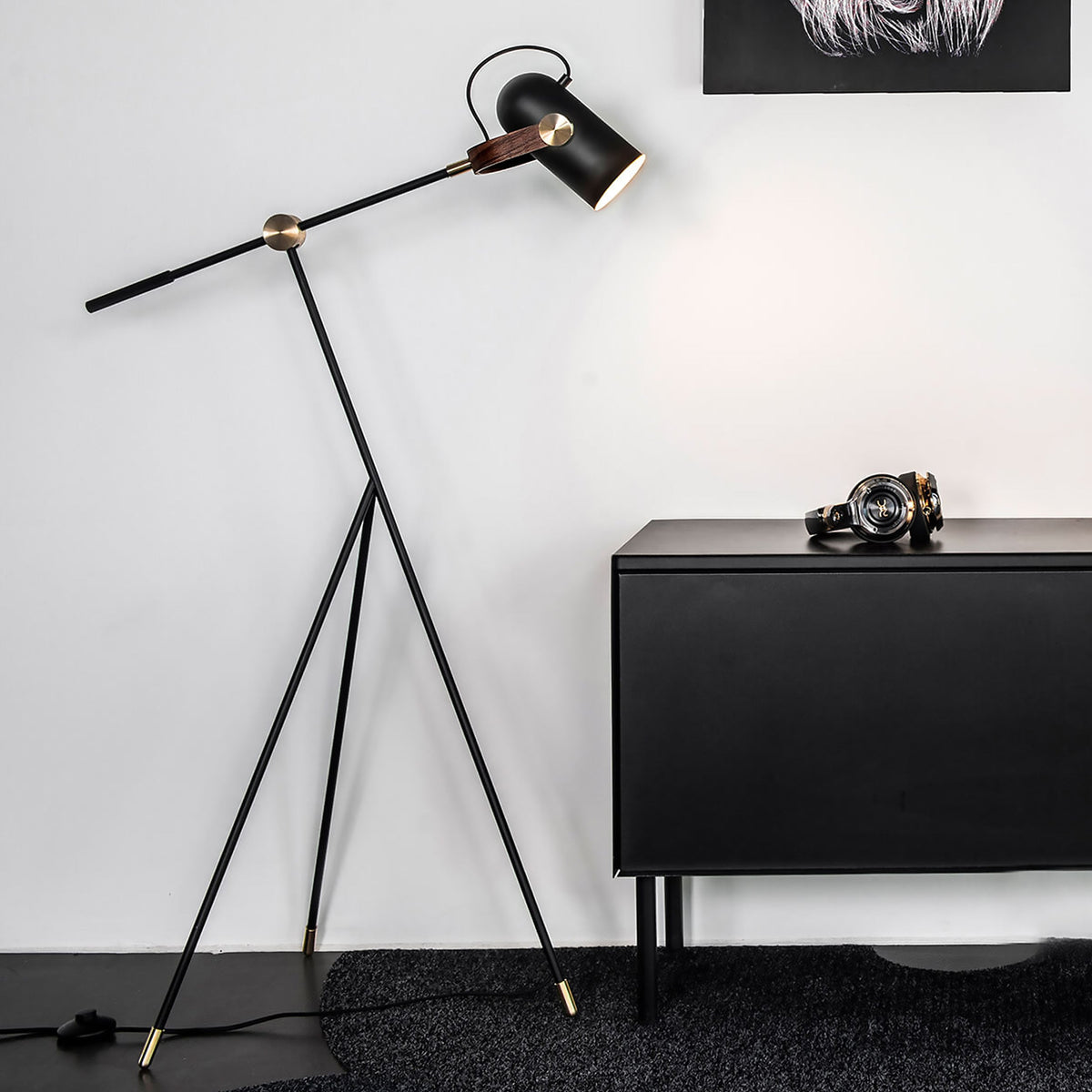 Carronade Floor Lamp, Low by Le Klint, view 2 (photo 1)