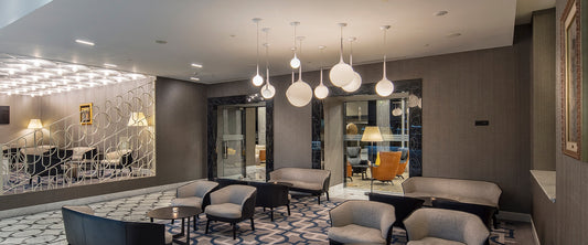 Artemide Castore Pendant Light in a room setting