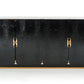 A&X Talin Modern Black Crocodile and Rosegold Buffet