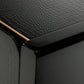 A&X Talin Modern Black Crocodile and Rosegold Buffet