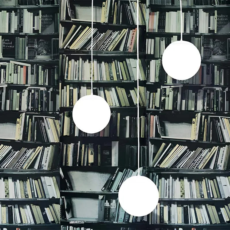 ETL listed modern minimalist hanging light with a 4-meter white PVC cable for high ceilings.