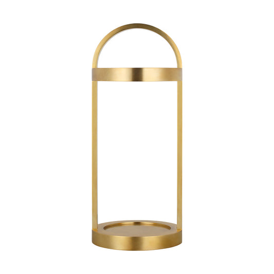 Cerne 17-inch Bronze Brass Portable Table by Visual & Comfort & Co