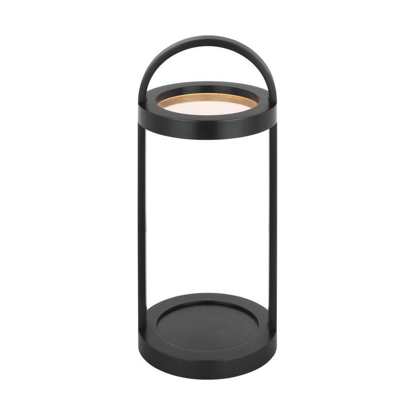 Cerne 17-inch Bronze Brass Portable Table by Visual & Comfort & Co