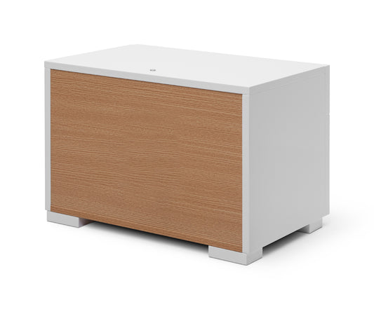 Ceres Modern White Lacquer Nightstand