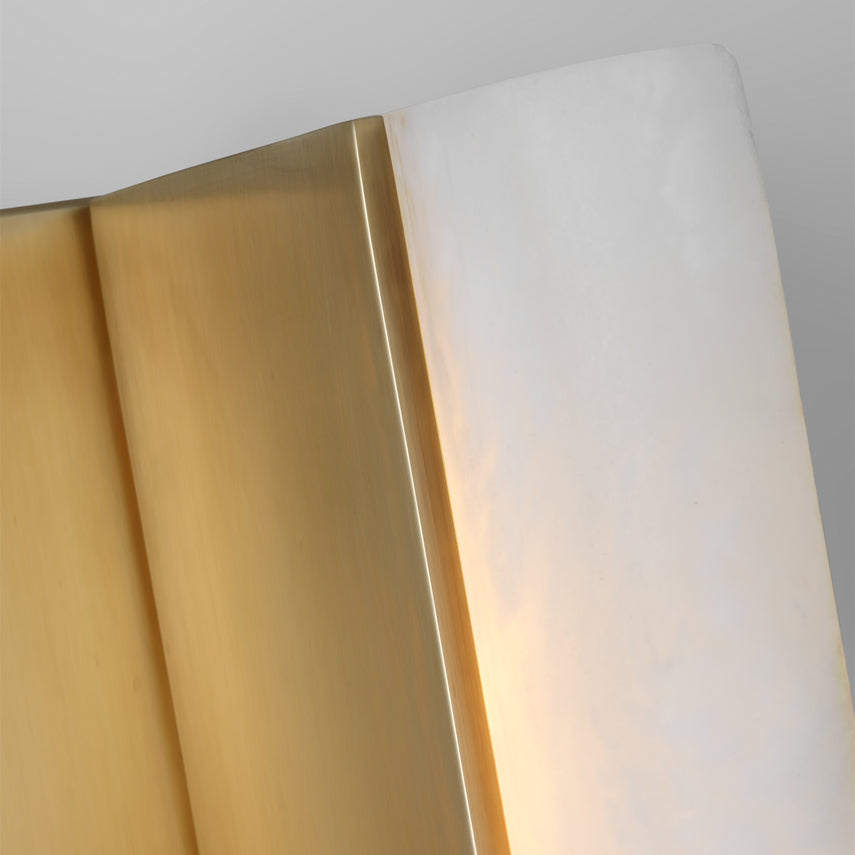 Kelly Wearstler Linea Alabaster Sconce by Visual & Comfort & Co