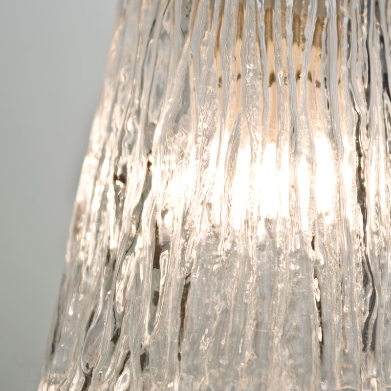 Besa Nico 5 wall sconce – Clear Stone lit