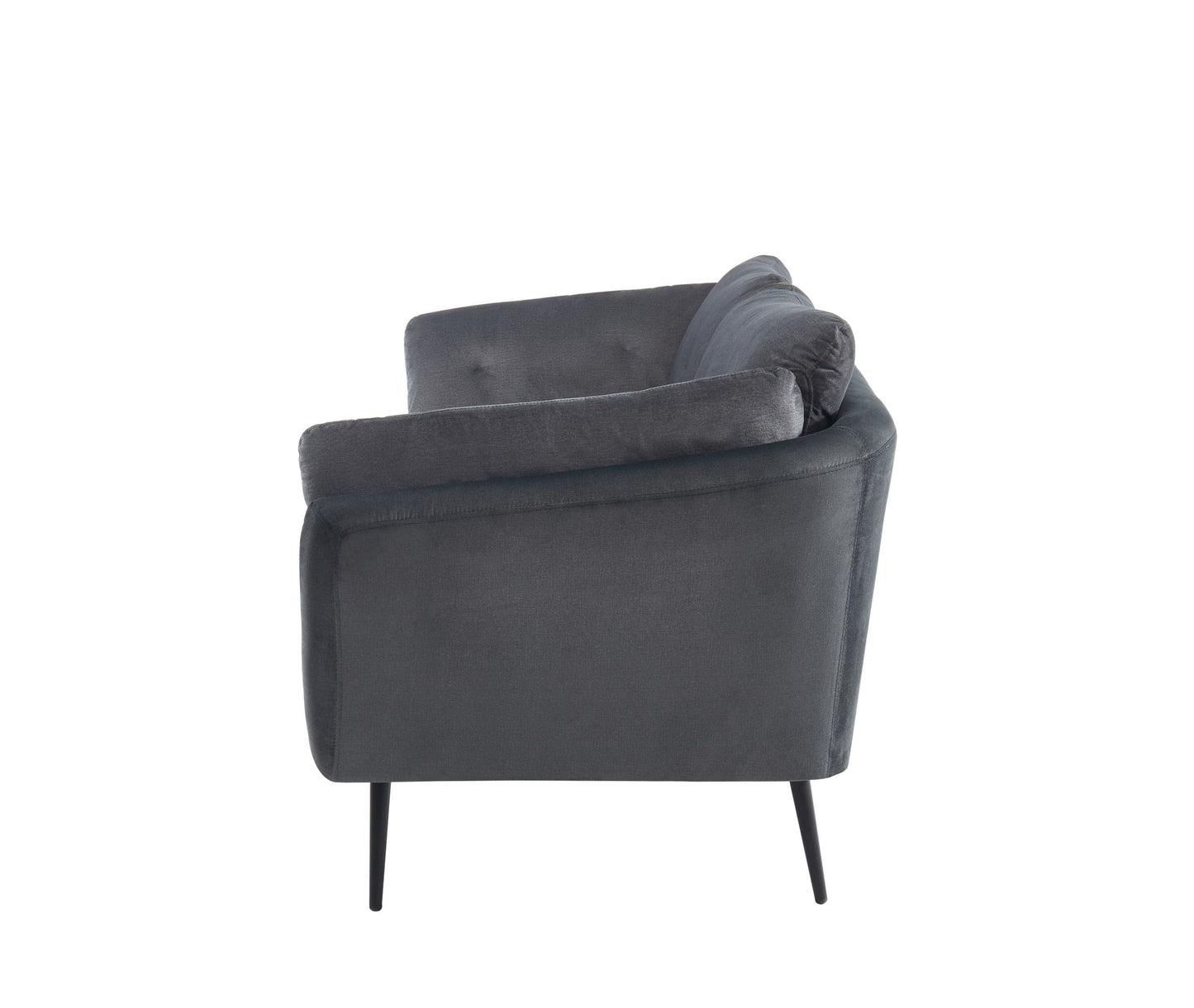 Divani Casa Cody Modern Dark Grey Fabric Sofa