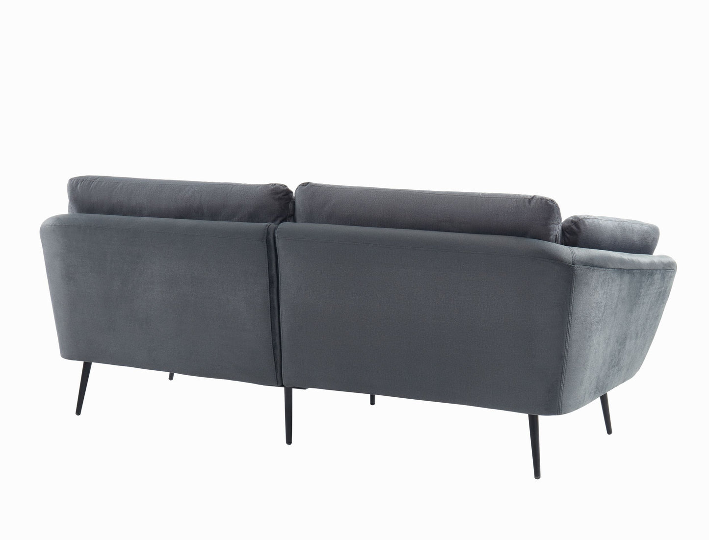 Divani Casa Cody Modern Dark Grey Fabric Sofa