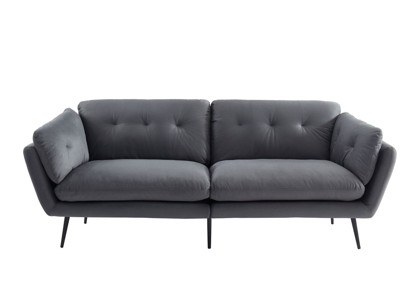 Divani Casa Cody Modern Grey Fabric Sofa